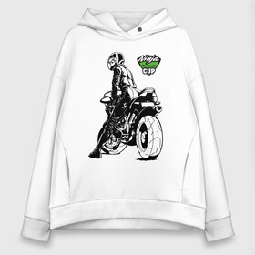 Женское худи Oversize хлопок с принтом Kawasaki Ninja Cup в Рязани, френч-терри — 70% хлопок, 30% полиэстер. Мягкий теплый начес внутри —100% хлопок | боковые карманы, эластичные манжеты и нижняя кромка, капюшон на магнитной кнопке | cup | engine | girl | helmet | motorcycle | power | двигатель | девушка | кубок | мотоцикл | мощь | шлем