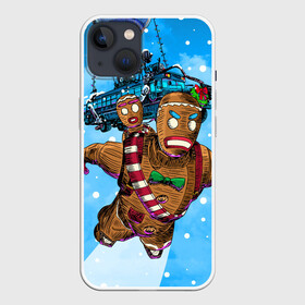 Чехол для iPhone 13 с принтом Пряничный человек в Рязани,  |  | 2020 | 2021 | christmas | cookie | dabb | epic games | fortnite | gingerbread man | new year | santa clause | skin | year | год | даб | дэб | игры | новогодний | новый год | печенье | пряник | пряничный человечек | рождество | санта клаус | скин | фортнай