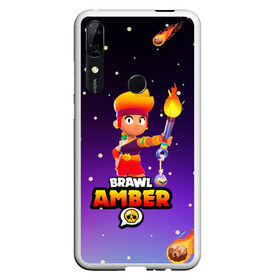 Чехол для Honor P Smart Z с принтом BRAWL STARS AMBER в Рязани, Силикон | Область печати: задняя сторона чехла, без боковых панелей | 8 bit | amber | brawl stars | colette | crow | gale | leon | max | mecha | mecha crow | mr.p | sally leon | shark | tara | virus 8 bit | werewolf leon | акула | амбер | берли | бравл старс | ворон | коллет | макс | оборотень