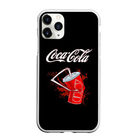 Чехол для iPhone 11 Pro Max матовый с принтом Coca Cola в Рязани, Силикон |  | Тематика изображения на принте: coca cola | газировка | кола | лето | лимонад | свежесть | стакан
