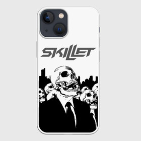 Чехол для iPhone 13 mini с принтом SKILLET в Рязани,  |  | skillet | skillet 2020 | skillet hero | skillet monster | skillet rose | группа skillet | скелет