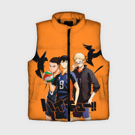 Женский жилет утепленный 3D с принтом Haikyu  Team в Рязани,  |  | anime | haikyu | karasuno | tyan | аниме | анимэ | волейбол | карасуно | киёко симидзу | корасуно | маленький гигант | онимэ | сёё хината | состав | тобио кагэяма | тян