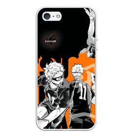 Чехол для iPhone 5/5S матовый с принтом Haikyu в Рязани, Силикон | Область печати: задняя сторона чехла, без боковых панелей | haikyu | аниме | волейбол | манга | спортивная | фурудатэ | харуити