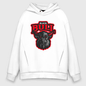 Мужское худи Oversize хлопок с принтом Black Bull в Рязани, френч-терри — 70% хлопок, 30% полиэстер. Мягкий теплый начес внутри —100% хлопок | боковые карманы, эластичные манжеты и нижняя кромка, капюшон на магнитной кнопке | 2020 | 2021 | bull | bulls | claus | cow | ox | santa | буйвол | бычок | год быка | дед мороз | деревня | животные | зима | корова | коррида | матадор | новый год | праздник | рог | рога | рогатый | санта клаус | символ | скот