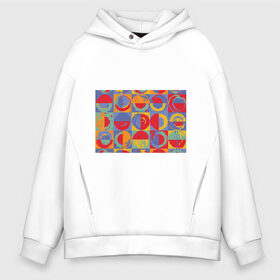 Мужское худи Oversize хлопок с принтом Pop Art l в Рязани, френч-терри — 70% хлопок, 30% полиэстер. Мягкий теплый начес внутри —100% хлопок | боковые карманы, эластичные манжеты и нижняя кромка, капюшон на магнитной кнопке | art | pop | абстракция | арт | поп