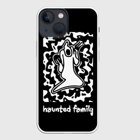 Чехол для iPhone 13 mini с принтом Haunted Family   Kizaru в Рязани,  |  | born to trap | ghost | haunted family | кизару | хорошая работа олег