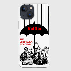 Чехол для iPhone 13 mini с принтом The Umbrella Academy Season 3 в Рязани,  |  | netflix | rain | superheroes | the umbrella academy | tv series | umbrella | академия амбрелла | дождь | зонтик | нетфликс | сериал | супергерои