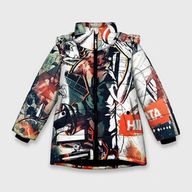 Зимняя куртка для девочек 3D с принтом Haikyu Haikyuu Haikuu в Рязани, ткань верха — 100% полиэстер; подклад — 100% полиэстер, утеплитель — 100% полиэстер. | длина ниже бедра, удлиненная спинка, воротник стойка и отстегивающийся капюшон. Есть боковые карманы с листочкой на кнопках, утяжки по низу изделия и внутренний карман на молнии. 

Предусмотрены светоотражающий принт на спинке, радужный светоотражающий элемент на пуллере молнии и на резинке для утяжки. | anime | fly high | haikuu | haikyu | haikyuu | hinata | karasuno | manga | shoe | tsukeshima | аниме | волейбол | кагеяма | карасуно | манга | сее | хайку | хината | цукешима | цукишима