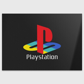 Поздравительная открытка с принтом playstation 4 в Рязани, 100% бумага | плотность бумаги 280 г/м2, матовая, на обратной стороне линовка и место для марки
 | playstation 4