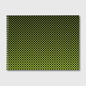 Альбом для рисования с принтом Зеленая клетка в Рязани, 100% бумага
 | матовая бумага, плотность 200 мг. | 