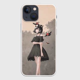 Чехол для iPhone 13 mini с принтом Secre Swallowtail в Рязани,  |  | anime | asta | black clover | demon | magic | yuno | аниме | аниме черный клевер | анимэ | аста | демон | клевер | магия | черный клевер | юно