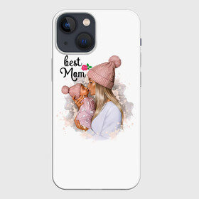 Чехол для iPhone 13 mini с принтом Best Mom в Рязани,  |  | 2021 | best mom | mom | беременность | доченька | дочка | дочке | лучшая мама | люблю маму | любовь | мама | маме | мамочка | мамочке | мамуле | мамуля | пузожитель | рождение ребенка | самая лучшая мама | семья