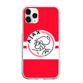 Чехол для iPhone 11 Pro Max матовый с принтом AJAX AMSTERDAM в Рязани, Силикон |  | ajax | amsterdam | football | holland | red | sport | team | white | амстердам | аякс | гол | голландия | красный | логотип | мяч | нидерланды | полосы | спорт | футбол