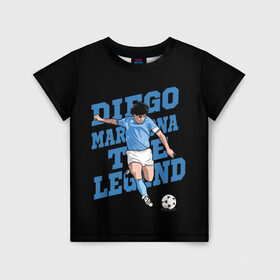 Детская футболка 3D с принтом Diego Maradona в Рязани, 100% гипоаллергенный полиэфир | прямой крой, круглый вырез горловины, длина до линии бедер, чуть спущенное плечо, ткань немного тянется | 10 | 1960 | 2020 | argentina | barcelona | diego | football | legend | leo | lionel | maradona | messi | retro | rip | soccer | аргентина | барселона | бога | диего | легенда | лионель | марадона | месси | мяч | ретро | рука | форма | футбол