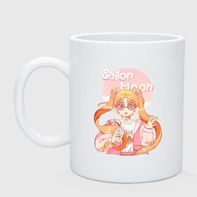 Кружка с принтом Sailor Moon Coffee в Рязани, керамика | объем — 330 мл, диаметр — 80 мм. Принт наносится на бока кружки, можно сделать два разных изображения | Тематика изображения на принте: anime | animegirl | cute | kavai | kavaii | madara | manga | sailor | sailorchibimoon | sailorjupiter | sailormars | sailormercury | sailormoon | sailormooncrystal | sailorvenus | usagi | usagitsukino | аниме | анимесейлормун | каваи | сейлормун