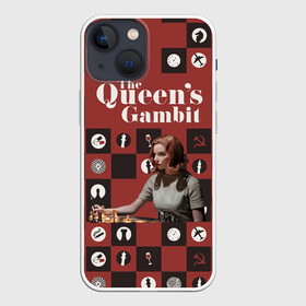 Чехол для iPhone 13 mini с принтом Ход королевы   The Que в Рязани,  |  | gambit | the queens 