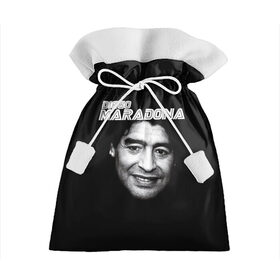 Подарочный 3D мешок с принтом Диего Марадона в Рязани, 100% полиэстер | Размер: 29*39 см | Тематика изображения на принте: diego | diego armando maradona | maradona | аргентина | диего | король | легенда | марадона | нападающий | полузащитник | футбол | футболист