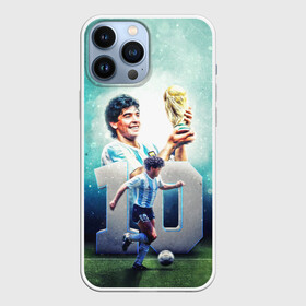 Чехол для iPhone 13 Pro Max с принтом 10 number в Рязани,  |  | 10 номер | diego | football | maradona | maradonna | арегнтина | бога | диего | марадона | марадонна | ретро | рука | сборная аргентины | футбол | футболист