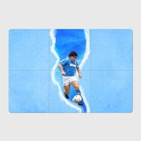 Магнитный плакат 3Х2 с принтом Диего Армандо в Рязани, Полимерный материал с магнитным слоем | 6 деталей размером 9*9 см | 10 номер | diego | football | maradona | maradonna | арегнтина | бога | диего | марадона | марадонна | ретро | рука | сборная аргентины | футбол | футболист