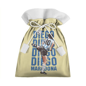 Подарочный 3D мешок с принтом Diego Diego в Рязани, 100% полиэстер | Размер: 29*39 см | Тематика изображения на принте: 10 номер | diego | football | maradona | maradonna | арегнтина | бога | диего | марадона | марадонна | ретро | рука | сборная аргентины | футбол | футболист