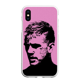 Чехол для iPhone XS Max матовый с принтом Lil peep в Рязани, Силикон | Область печати: задняя сторона чехла, без боковых панелей | emo | hip hop | lil peep | new school | post | густав элайджа ар | лил пип | новая школа | рэпер