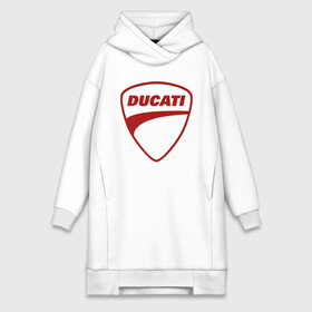 Платье-худи хлопок с принтом Ducati Logo | Дукати Лого (Z) в Рязани,  |  | audi | audi ag | corse | ducati | ducati corse | ducati motor holding | hypermotard | multistrada | panigale | scrambler | streetfighter | supersport | дукати | массимо борди | мото | фабио тальони