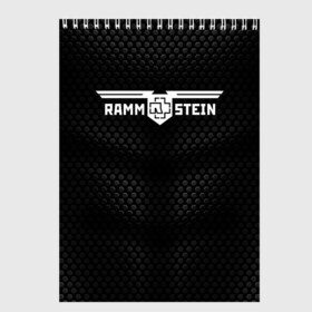 Скетчбук с принтом RAMMSTEIN (Z) в Рязани, 100% бумага
 | 48 листов, плотность листов — 100 г/м2, плотность картонной обложки — 250 г/м2. Листы скреплены сверху удобной пружинной спиралью | rammstein | till lindemann | готик метал | индастриал метал | пауль ландерс | рамштайн | рихард круспе | тилль линдеманн | хард рок