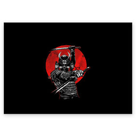 Поздравительная открытка с принтом Samurai в Рязани, 100% бумага | плотность бумаги 280 г/м2, матовая, на обратной стороне линовка и место для марки
 | 2077 | art | blood | cyber | cyberpunk | dead | death | demon | japan | mask | ninja | oni | samurai | shadow | shogun | tokyo | warior | арт | воин | война | демон | катана | кибер | киберпанк | кровь | маска | мертвый | ниндзя | путь | самурай