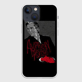Чехол для iPhone 13 mini с принтом Американский психопат в Рязани,  |  | american psycho | christian bale | film | американский психопат | кристиан бэйл | фильм | фильмы