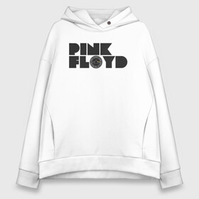 Женское худи Oversize хлопок с принтом Pink Floyd в Рязани, френч-терри — 70% хлопок, 30% полиэстер. Мягкий теплый начес внутри —100% хлопок | боковые карманы, эластичные манжеты и нижняя кромка, капюшон на магнитной кнопке | 