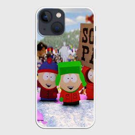 Чехол для iPhone 13 mini с принтом Южный Парк   South Park . в Рязани,  |  | south park | ubisoft | woodland critter christmas | кенни | мультсериал | стэн | южный парк