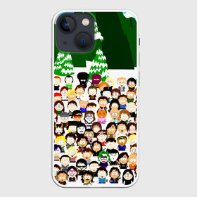 Чехол для iPhone 13 mini с принтом Южный Парк   South Park . в Рязани,  |  | south park | ubisoft | woodland critter christmas | кенни | мультсериал | стэн | южный парк