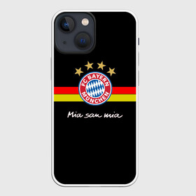 Чехол для iPhone 13 mini с принтом Бавария в Рязани,  |  | bayern mnchen | mia san mia | бавария | германия | красная машина | мы это мы | мюнхен | футбол