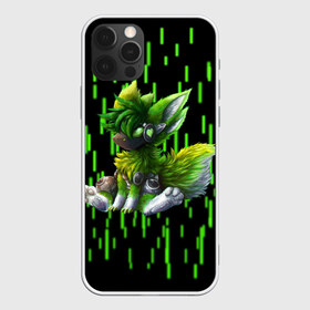 Чехол для iPhone 12 Pro Max с принтом Protogen music в Рязани, Силикон |  | cute | furry | green | love | music