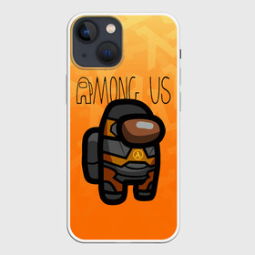 Чехол для iPhone 13 mini с принтом Among Us Half life (Z) в Рязани,  |  | among us | among us 2 | amongus | aperture laboratories | black mesa | gordon freeman | half life | impostor | innersloth | medbay | sus | valve | аманг ас | амонгас | амонгус | вэлв | гордон фриман | импостор | предатель | самозванец | среди н