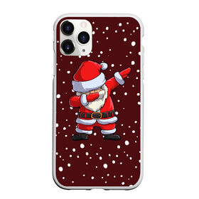 Чехол для iPhone 11 Pro Max матовый с принтом Dab-Santa в Рязани, Силикон |  | claus | happy new year | merry christmas | santa | snowman | дед мороз | елка | клаус | новый год | рождество | с новым годом | санта | снеговик