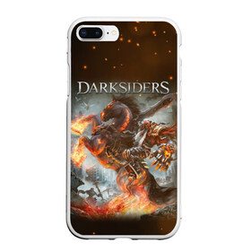 Чехол для iPhone 7Plus/8 Plus матовый с принтом Darksiders (Z) в Рязани, Силикон | Область печати: задняя сторона чехла, без боковых панелей | azrael | darksiders | darksiders 2 | darksiders 3 | griever | silitha | tiamat | ulthane | vulgrim | wrath of war | всадник апокалипсиса | гнев войны | обугленный совет | руина | ультэйн | чёрный молот