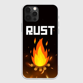 Чехол для iPhone 12 Pro Max с принтом RUST в Рязани, Силикон |  | action | game | rust | zombie | апокалипсис. | выживание | зомби | игра | лес | радиация | раст