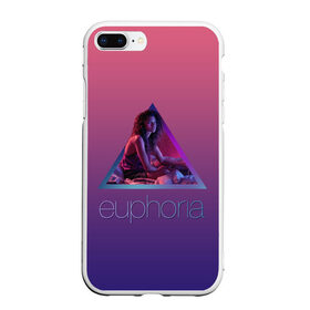 Чехол для iPhone 7Plus/8 Plus матовый с принтом сериал Euphoria в Рязани, Силикон | Область печати: задняя сторона чехла, без боковых панелей | Тематика изображения на принте: zendaya | зендея | ру беннетт | сериал euphoria | эйфория