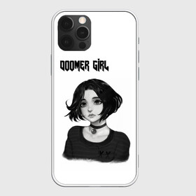 Чехол для iPhone 12 Pro с принтом Doomer Girl в Рязани, силикон | область печати: задняя сторона чехла, без боковых панелей | 20 | 2020 | 2021 | 21 | 2k20 | 2к20 | doomer | girl | girls | mem | meme | memes | wafe | бумер | бумеры | волна | девушка | девушки | думер | думеры | зумер | зумеры | мем | мемы