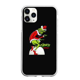 Чехол для iPhone 11 Pro Max матовый с принтом Grinch X-mas в Рязани, Силикон |  | claus | grinch | happy new year | merry christmas | santa | snowman | x mas | гринч | дед мороз | елка | клаус | новый год | рождество | с новым годом | санта | снеговик