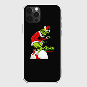 Чехол для iPhone 12 Pro Max с принтом Grinch X-mas в Рязани, Силикон |  | Тематика изображения на принте: claus | grinch | happy new year | merry christmas | santa | snowman | x mas | гринч | дед мороз | елка | клаус | новый год | рождество | с новым годом | санта | снеговик