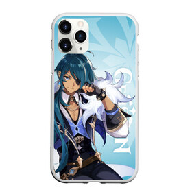 Чехол для iPhone 11 Pro матовый с принтом GENSHIN IMPACT КЭЙА в Рязани, Силикон |  | genshin impact | kaeya | геншин импакт | игры | кэйа | персонажи