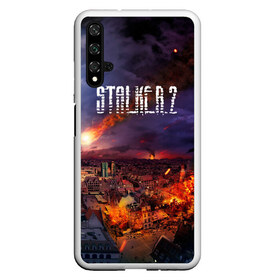 Чехол для Honor 20 с принтом Stalker 2 в Рязани, Силикон | Область печати: задняя сторона чехла, без боковых панелей | ghost | stalker | stalker 2 | stallker | авария аэс | аэс | город призрак | диггер | дигер | заброшенный дом | заброшка | призрак | сталкер | сталлкер | тень чернобыля | черепа | чернобыль