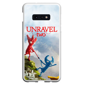 Чехол для Samsung S10E с принтом Unravel Two (Z) в Рязани, Силикон | Область печати: задняя сторона чехла, без боковых панелей | coldwood interactive | unravel | unravel two | головоломка | красная пряжа | распутать | семейная игра | ярни