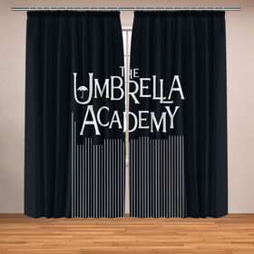 Фотошторы с принтом Umbrella Academy в Рязани, Блэкаут (светозащита 90%) / Габардин (светозащита 40% | 2 полотна шириной по 145 см; Высота 200-300 см; Крепление: шторная лента (на крючки); | 5 | academy umbrella | cha cha | diego | hazel | klaus | vanya | академия амбрелла | ваня харгривз | диего | пятый | харгривз | хейзел | хейзел и чача | чача