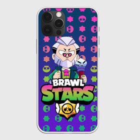 Чехол для iPhone 12 Pro Max с принтом Brawl Stars Byron в Рязани, Силикон |  | 2020 | 2021 | brawl | byron | edgar | leon | new | snow | stars | winter | year | байрон | бравл | браво | год | зима | леон | лион | новые | новый | персонаж | персонажи | снег | страс | эдгар