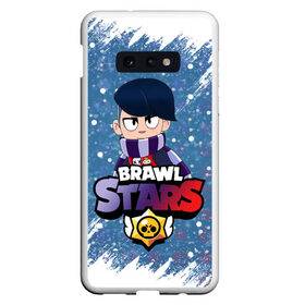 Чехол для Samsung S10E с принтом Brawl Stars Edgar в Рязани, Силикон | Область печати: задняя сторона чехла, без боковых панелей | Тематика изображения на принте: 2020 | 2021 | brawl | byron | edgar | leon | new | snow | stars | winter | year | байрон | бравл | браво | год | зима | леон | лион | новые | новый | персонаж | персонажи | снег | страс | эдгар