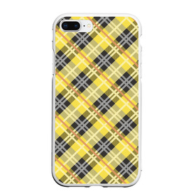 Чехол для iPhone 7Plus/8 Plus матовый с принтом Ultimate Tartan в Рязани, Силикон | Область печати: задняя сторона чехла, без боковых панелей | Тематика изображения на принте: 2021 | pantone | клетка | орнамент | тартан | узор | цвет года | шотландка