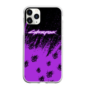 Чехол для iPhone 11 Pro Max матовый с принтом Cyberpunk neon. в Рязани, Силикон |  | cd project red | cyberpunk 2077 | keanu reeves | samurai | киану ривз | киберпанк 2077 | самураи